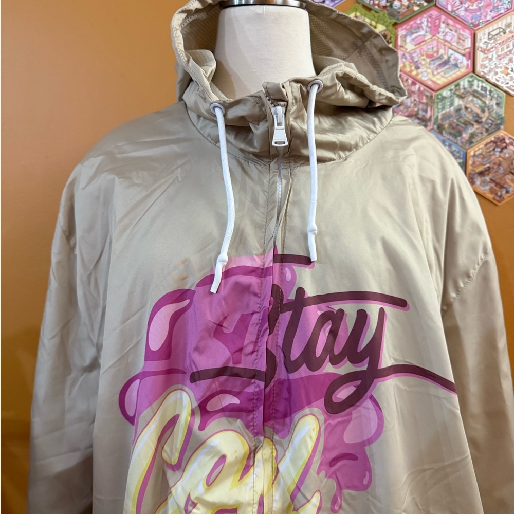 3X Spongebob Windbreaker New